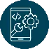 Mobile application development services icon